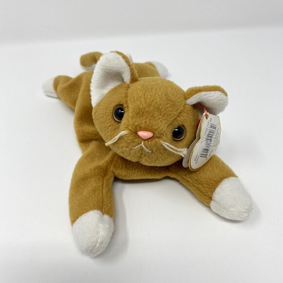 TY Beanie Baby Nip The Cat 7" 1993 Collectable Plush Stuffed Animal Toy Kids - Picture 2 of 9